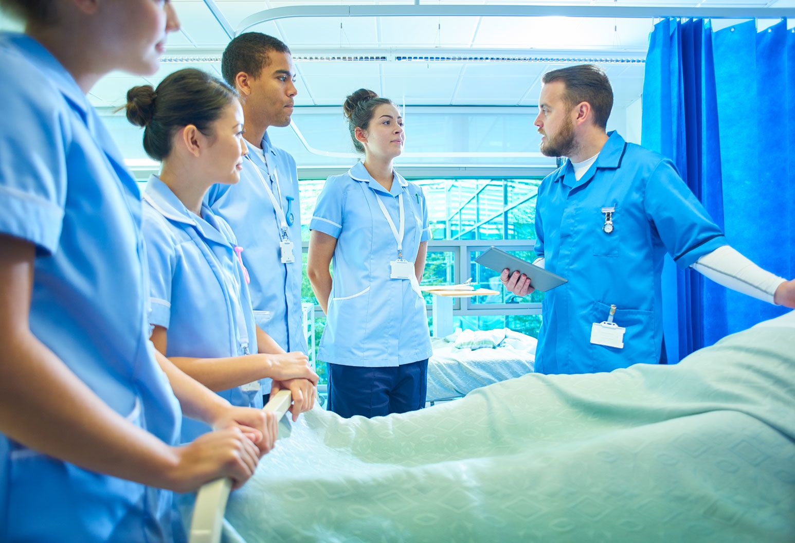 Training on medical equipments